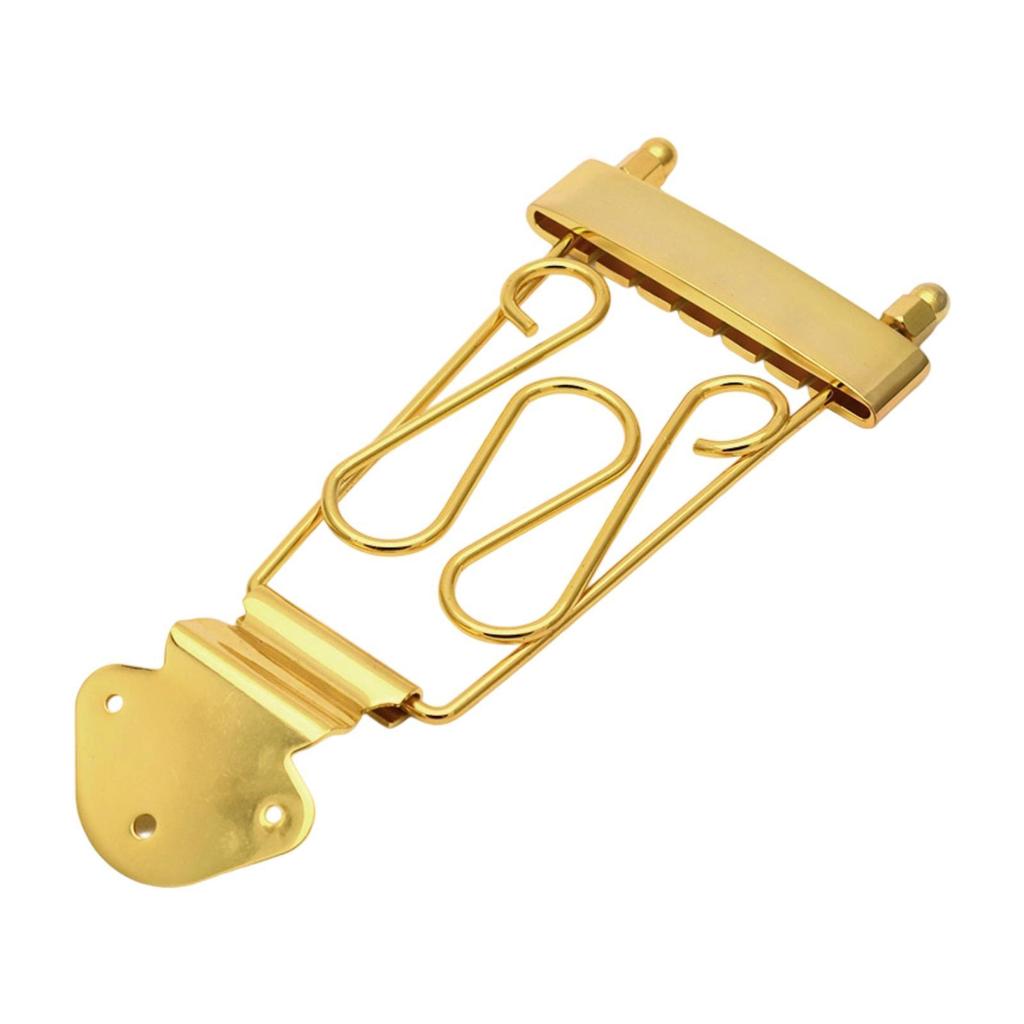 6 String Tailpiece Guitar Bridge Compact Replace Professional String Retainer Fixed Hardtail Bridge Instrument Accessories