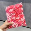 500pcs High Elastic Basic Hair Rope Set Candy Color Colorful Hair Tie Fashion Rubber Band  Ladies