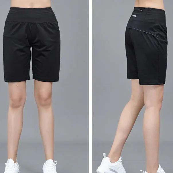 Breathable Quick-Dry Loose-Fit Mid-Length Sports Shorts for Running, Yoga, Tennis & Casual Wear - Large Size, Summer Style