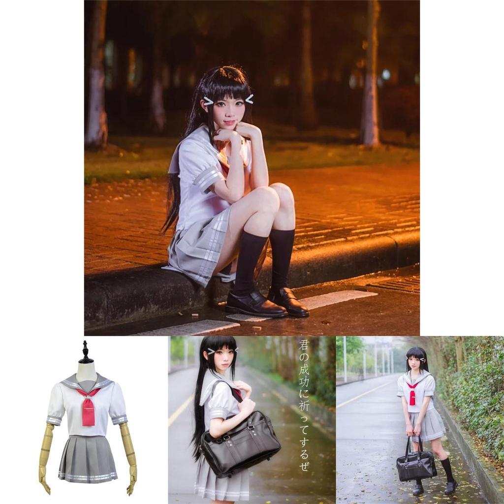 Love Live Sunshine Aqours Takami Chika Uniform Sailor Suit Cosplay Costume Skirt For Anime Fans