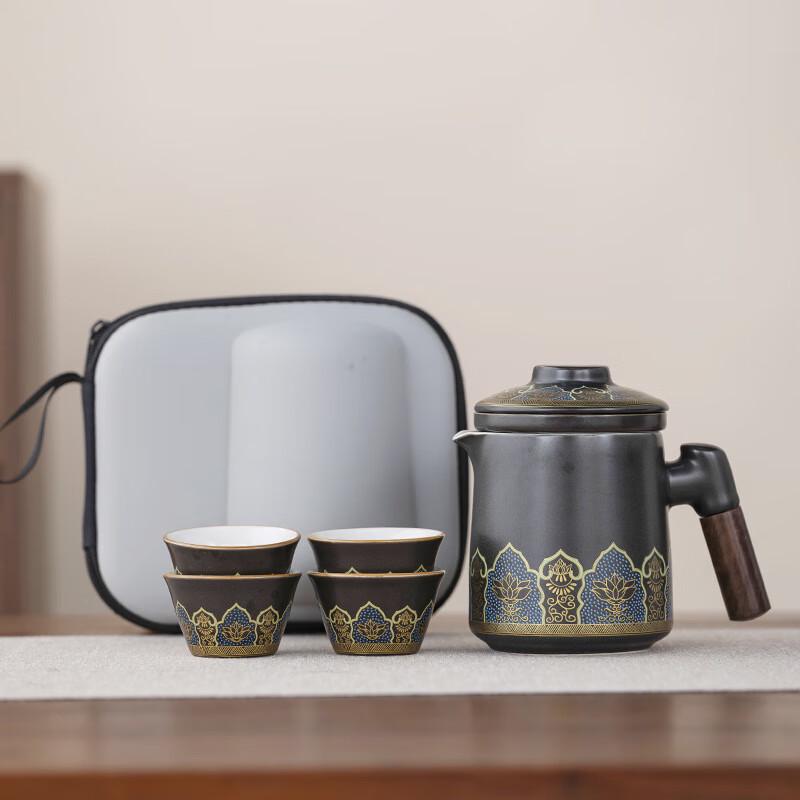 Hongyuezhai Portable Kung Fu Travel Tea Set