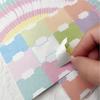 120Pieces Adhesive Index Label Writable Colored Label Adhesive Label Page Marker for Notebook Journal Planner
