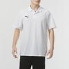 PUMA Solid Color Casual Sports Short Sleeve Polo Shirt Men Tops White 658605-04