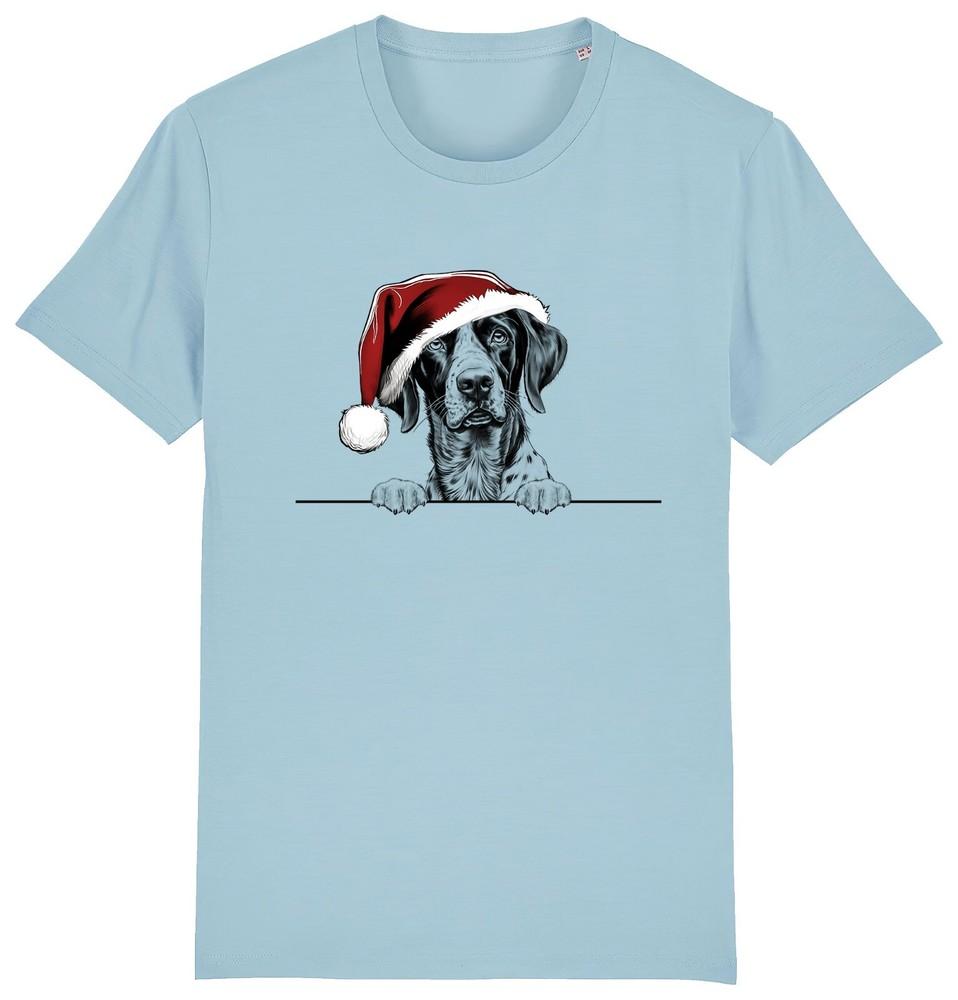 

НЕМЕЦКАЯ КОРОТКОШЕРСТНАЯ ЛЕГАВАЯ Рождественская футболка с собакой Мужская Женская Детская Собаки Подарок Футболка 4XL