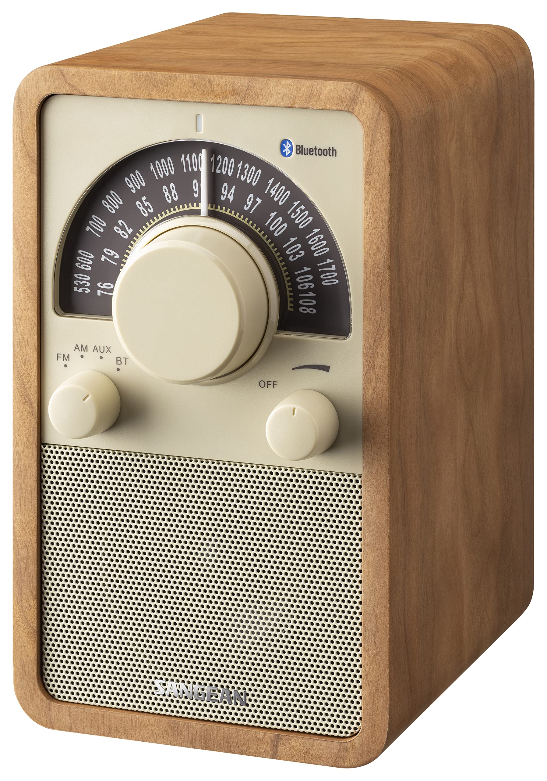 

Колонка Wood Cabinet apt X HD []Sangean WR-304 FM/AM Radio/Bluetooth (Вишня)