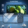 Luxury Crystal Clear Slide Camera Protection Case for IPhone 16 Pro Max 15 14 13 Plus Mini Acrylic Hard Transparent Back Cover