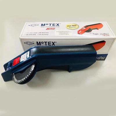 Motex E-5500 DIY Manual Label Maker with 2Rolls 9/12mm Refill Tapes for E101 202 303 and Dymo 12965 TW550 Embossing Label Maker