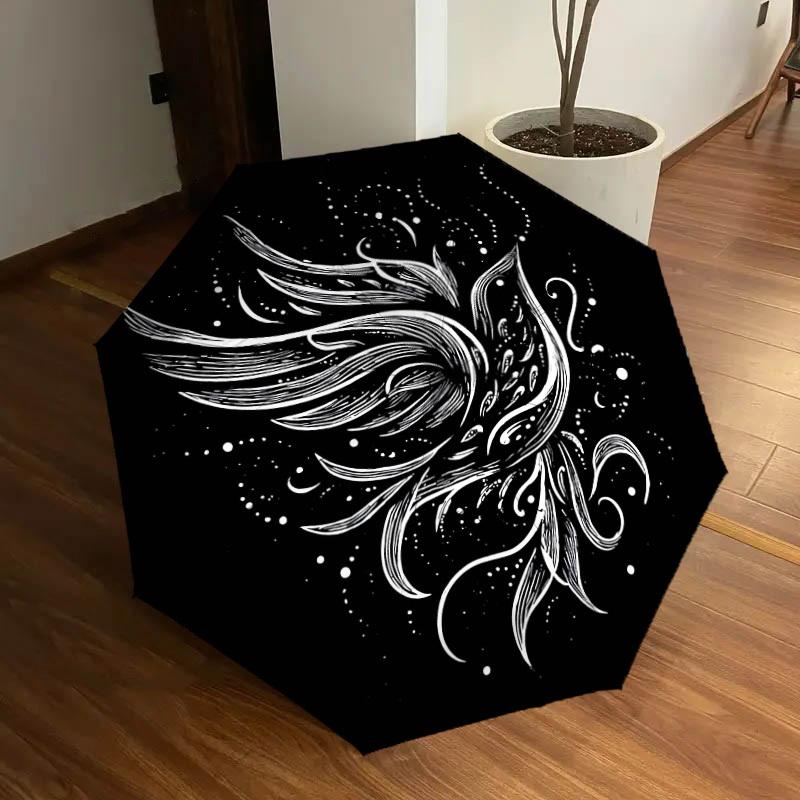 1pc Wings Space Pattern Umbrella Design Automatic Opening and Closing Umbrella, High-quality Travel Umbrella, Lightweight and Portable, -32