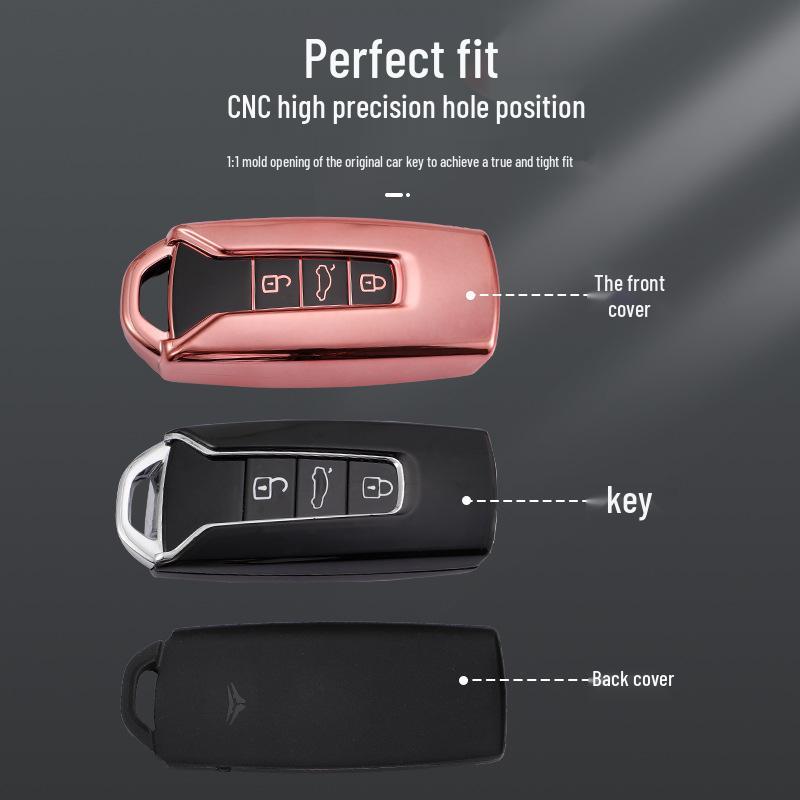 Volkswagen Touran TPU Key Cover for Ruiyi Ruifeng Remote Keys