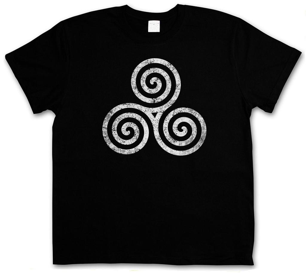 TRISKELION SYMBOL III T-SHIRT Nordisch Keltisch Germanen Knoten Larp Triskel T-Shirt