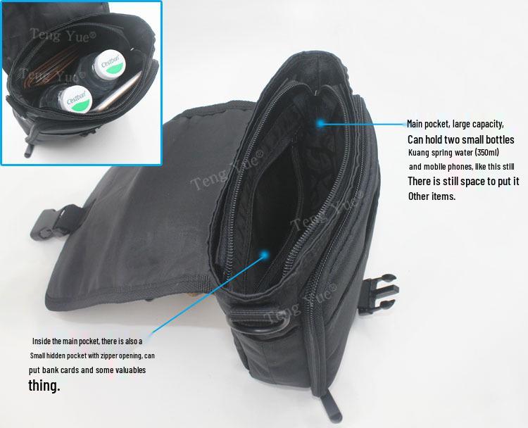 Sac Banane Téléphone 7 Pouces Grande Capacité - Décontracté Business et Sport Bandoulière