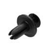 Car Door Panel Trim Clips   Bumper Fastener Push Rivet Retainer 50pcs Black Plastic 6mm   Fit for Sedan   Hatchback
