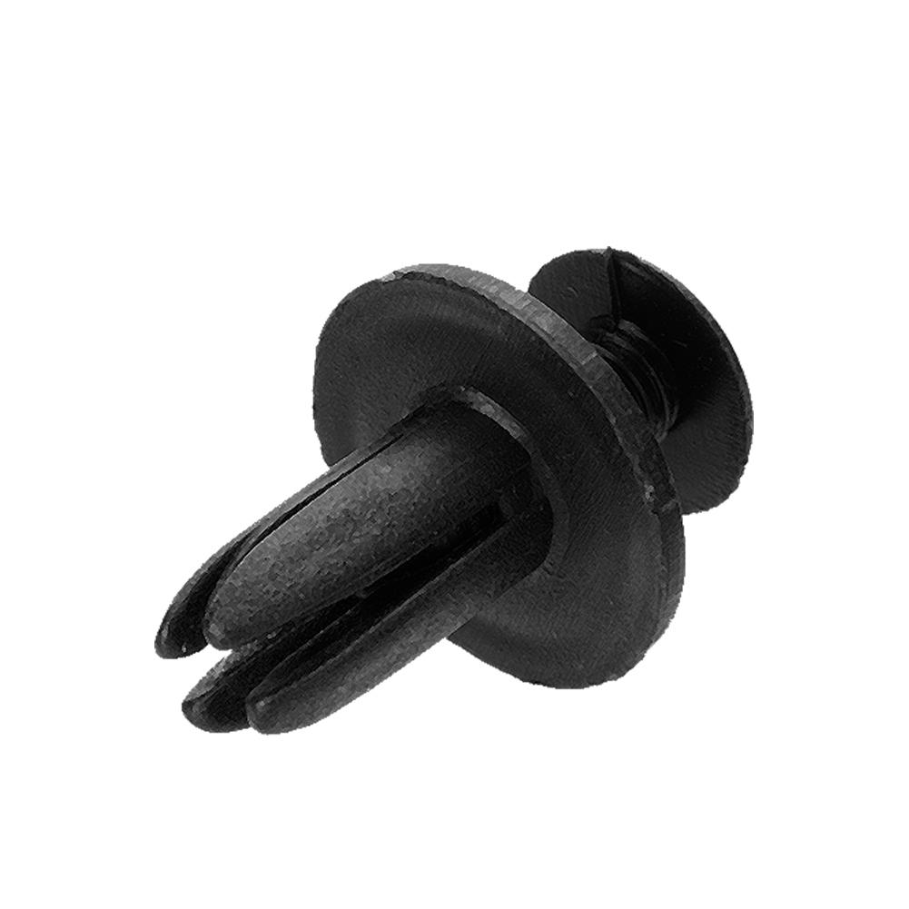 Car Door Panel Trim Clips   Bumper Fastener Push Rivet Retainer 50pcs Black Plastic 6mm   Fit for Sedan   Hatchback