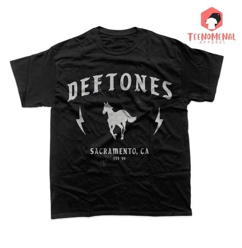 Deftones Band T shirt, Deftones Around The Fur Tshirt Men Fashion Street Hip-hop Rock Short-sleeved Women Cotton Round-neck Top