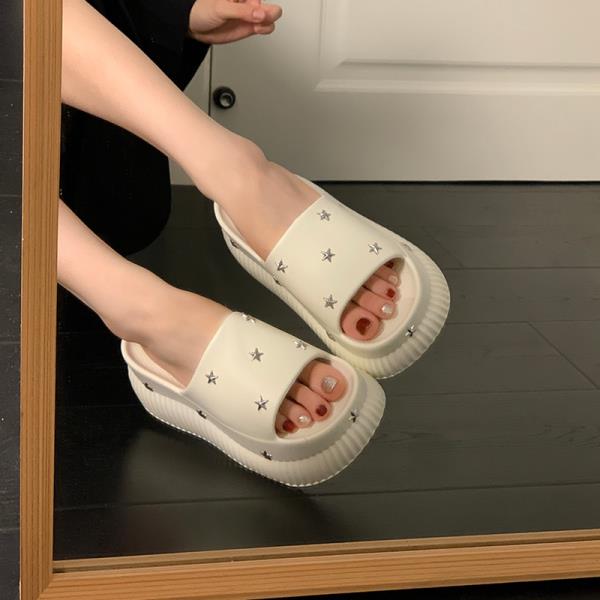 Fashion Shoes Woman's Slippers Beige Heeled Sandals Platform Rubber Flip Flops Slides Fashion 2025 Black Hawaiian Soft Luxury Casual