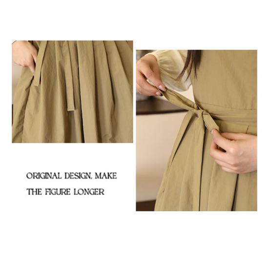 Long Waterproof Apron 42" Chef Kitchen Apron with Adjustable Ties