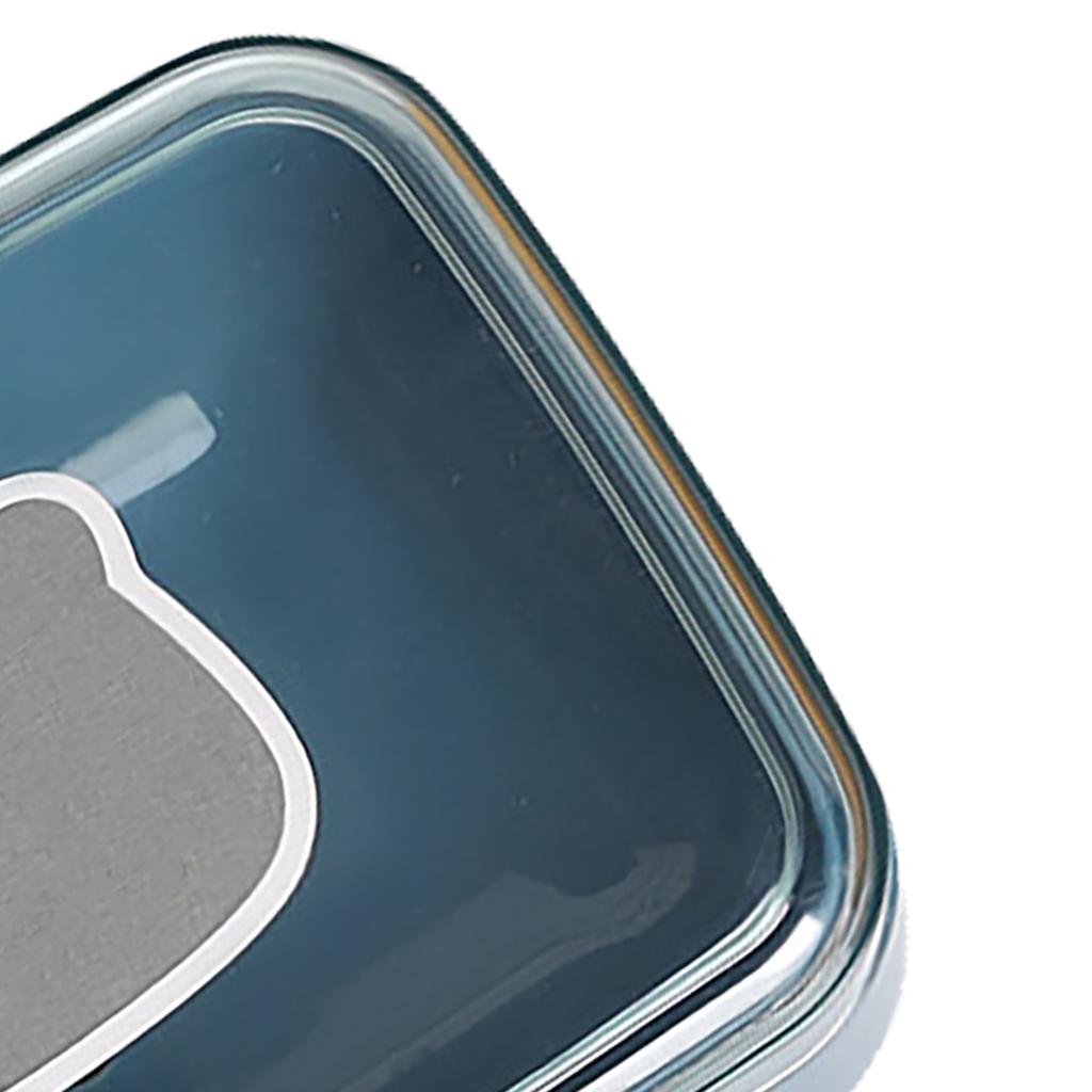 Soap Box Portable Drainable Plastic Soap Holder Container with Cover for Home Dorm Travel