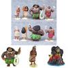 10pcs Moana Action Figure Toy Dolls Cute Pvc Kids Gift For Creative Playtime Decor