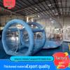 Translucent Candy Color Inflatable Bubble House Outdoor Camping Tent Globe-Shaped Starry Sky Tent Net Red Homestay