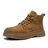 Fashion Ankle Boots Casual Outdoor Hiking Boots Shoes Male Sneakers Men Boots Autumn Leather Waterproof Mid-top Sports Shoes New