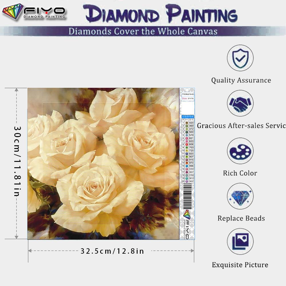 5D DIY Diamantová malba Romantické květiny plný diamant čtvercový/kulatý diamantová výšivka sada křížkový steh domácí nástěnná dekorativní umění
