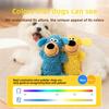Mop Plush, Cute Dog Biting and Making Sounds, Throwing and Grinding Teeth Toys, Large and Small Dog Training Interactive Plush Toys