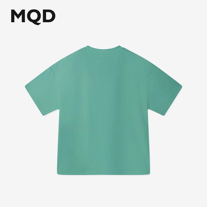 MQD Kids  American Retro Graffiti Letter Colorblock T-Shirt 120