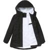 Women's Hooded Parka Coat with Fleece Lining - Warm Winter Outerwear