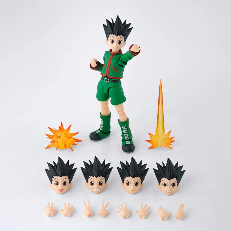 Hunter X Hunter Shfiguarts Action Figure Gon Freecss Killua Zoldyck Collectible Figurine Desktop Decoration Gift For Anime Fans