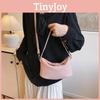 Solid Color Simple Lychee Texture Women Casual Shoulder Bag For Daily Use