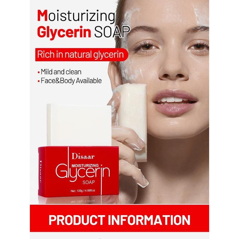 Handgemachte Seife, feuchtigkeitsspendende, feuchtigkeitsspendende Gesichtsreinigung, feuchtigkeitsspendende Glycerinseife für die Körper- und Gesichtshautpflege