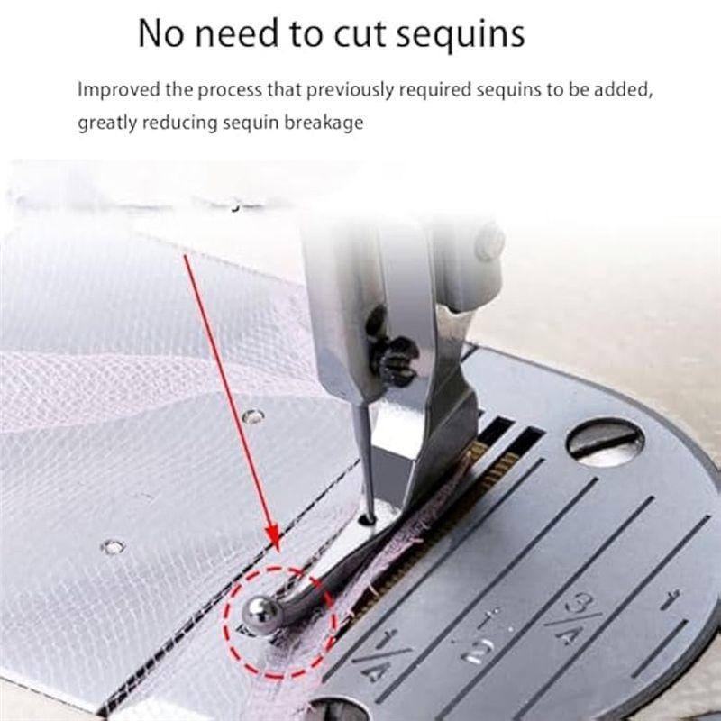 M-Modern-Bead Sequin Special Presser Foot Bead Sequin Presser Foot Wedding Dress Bead Fabric Sewing Machine Accessories