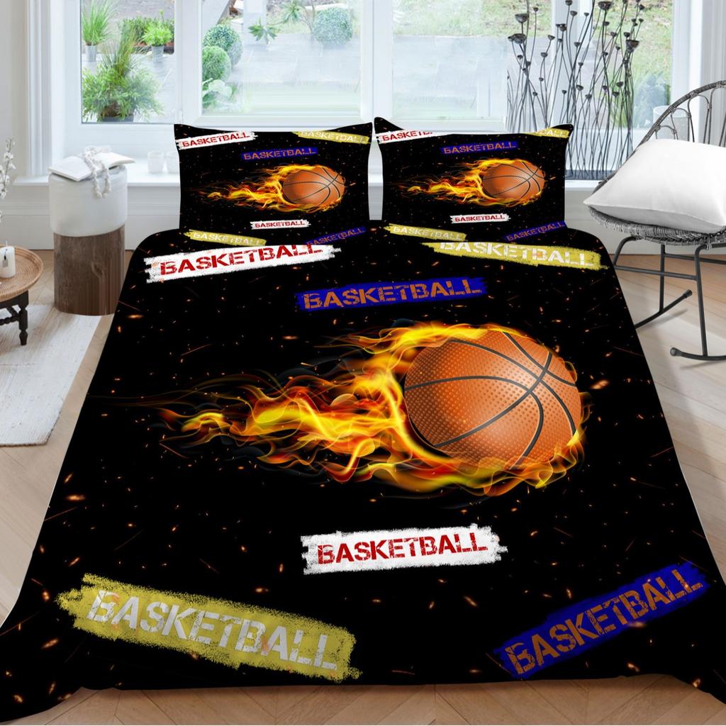 Basketball Series Bedding Two Or Three-Piece Sports Wind Polyester 3D Digital Printing