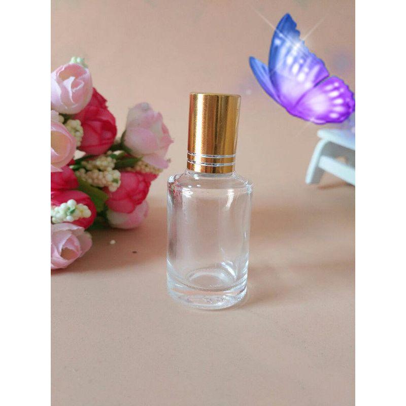 Factory Direct Sales 15ml Transparent Glass Jar Essence Sample Box Skin Care Cosmetic Subpackaging Empty Bottle