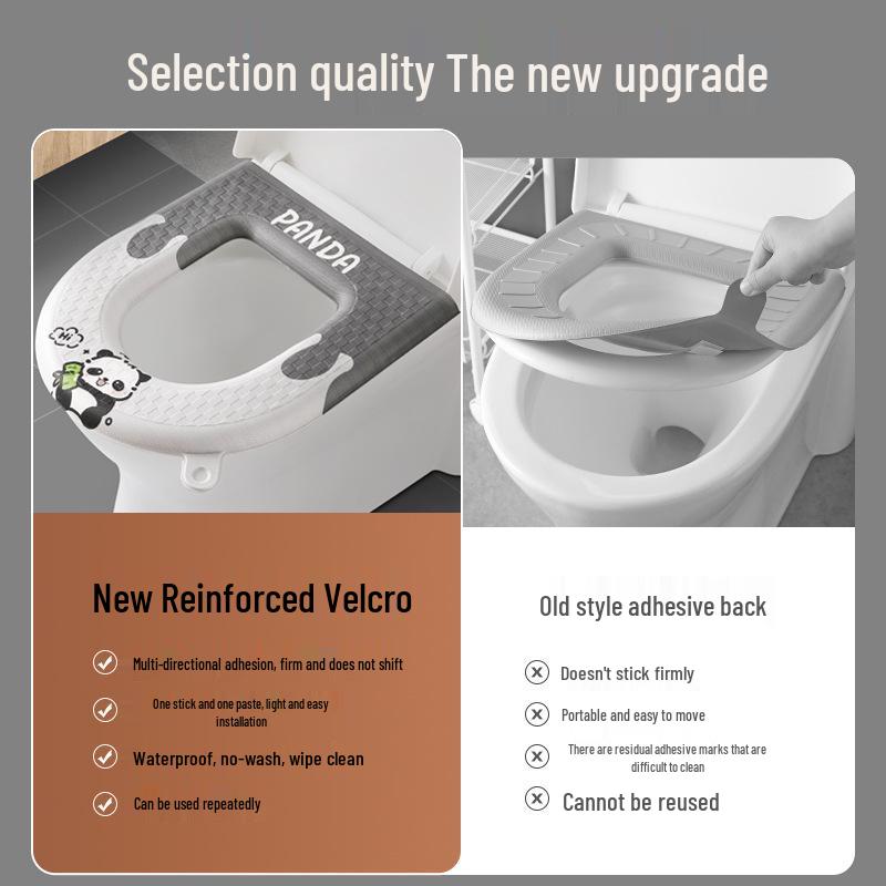 Universal Waterproof Washable Toilet Seat Cushion for All Seasons - 2024