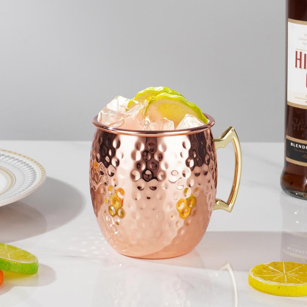 500ml Edelstahl Mule Becher - Moskau Bar Stil Wein- & Bierglas
