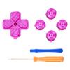 eXtremeRate Custom Metal ABXY Buttons for PS5 Custom Replacement Action and Directional Buttons for PS5 and Controllers Not D-Pad Controllers,