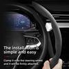 Suitable for Volkswagen Anti-Slip Buckle Segmented Suede Steering Wheel Cover Suitable for Polo Golf 5 6 7 Gol Cc Passat B6 B8 Jetta Scirocco T4