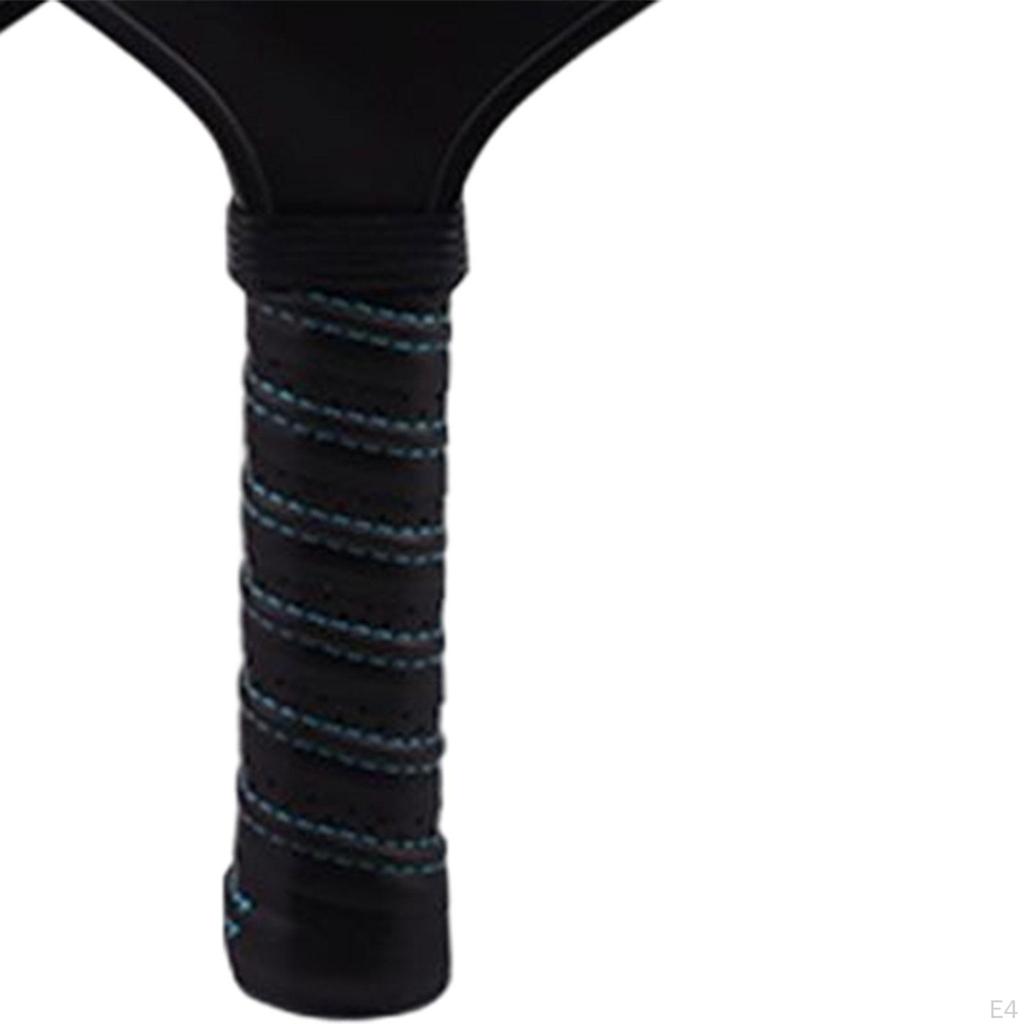 Raquette with Bag Fiberglass Surface 4 Balls Lightweight Nonslip Grip Pickleball Rackets for