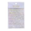 26 Buchstaben Metall Alphabet Aufkleber Kombinations Wort Aufkleber Nagelkunst Aufkleber