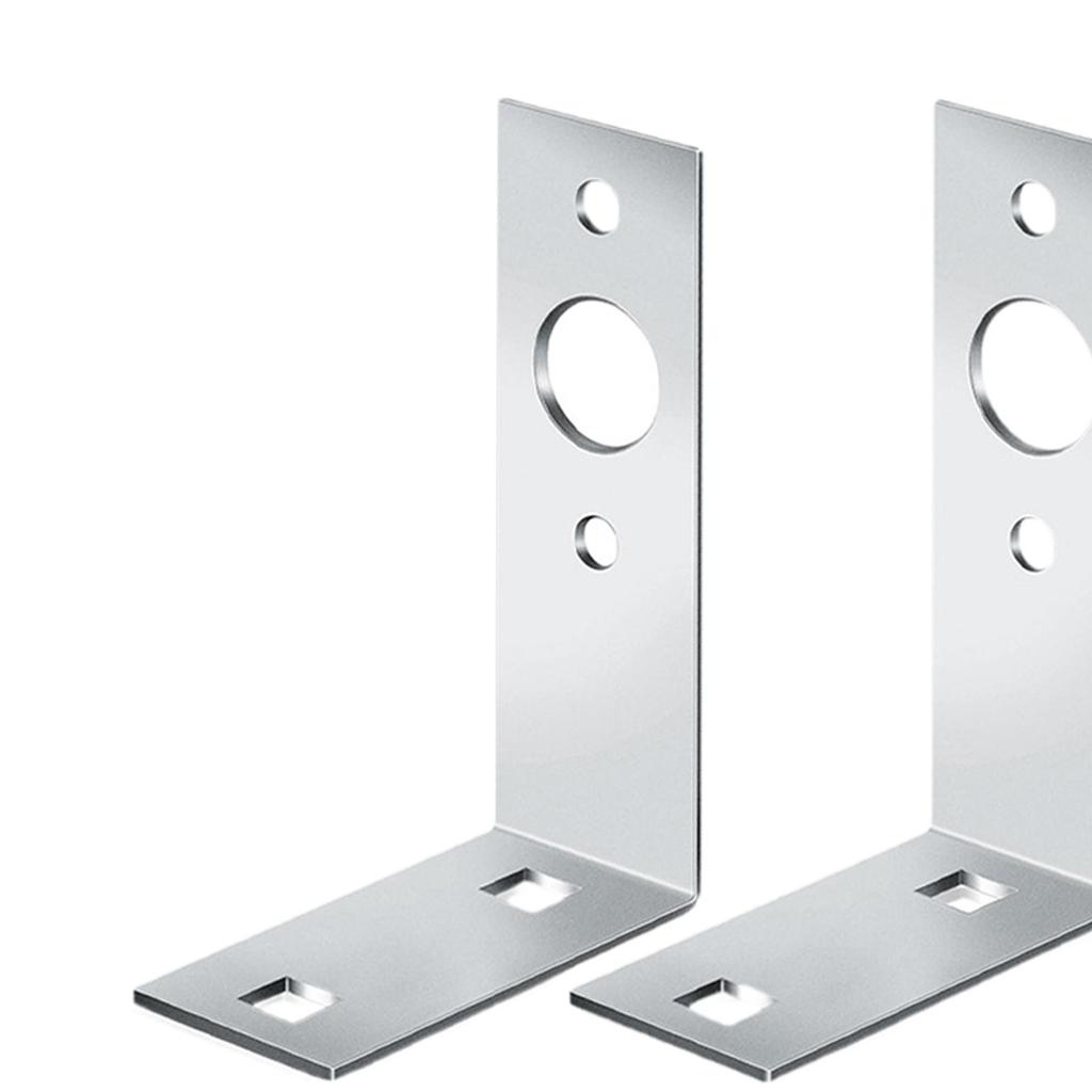 2x Trailer Light Brackets L Shape Parts Pre Drilled Hole Fit Most Trailer