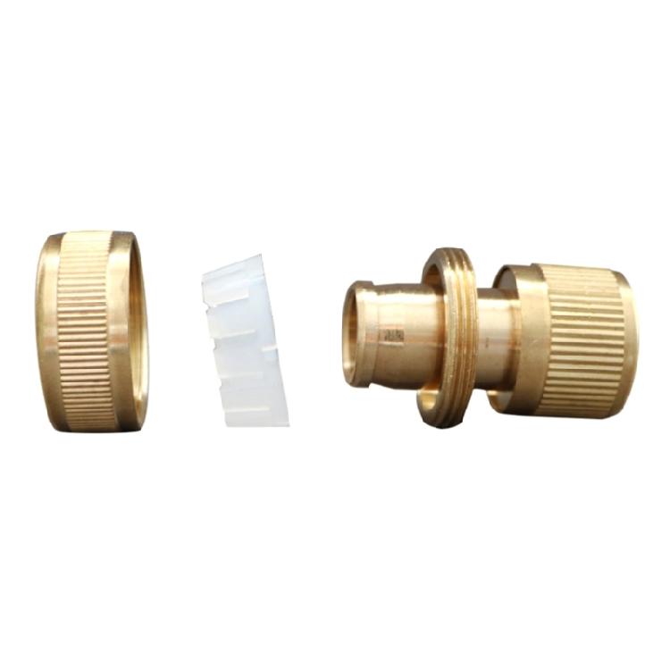 G3/4 Brass Garden Water Adapter G3/4'' Thread Faucet Quick Connector Hose