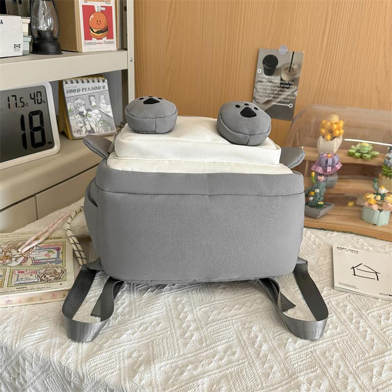 College Style Schoolbag Cute Cartoon Kitten Backpack