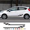 Car Door Side Skirt Vinyl Stickers For Ford Fiesta MK6 MK7 Mk8 6 7 ST Auto Line Graphic Decoration Decal Tuning Accessories