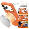 Compatible with iPhone 17 Pro Max: Magnetic Tech Texture Rotating Stand Phone Case, Fabric Anti-fall Cover, Fits iPhone 16 & 15.