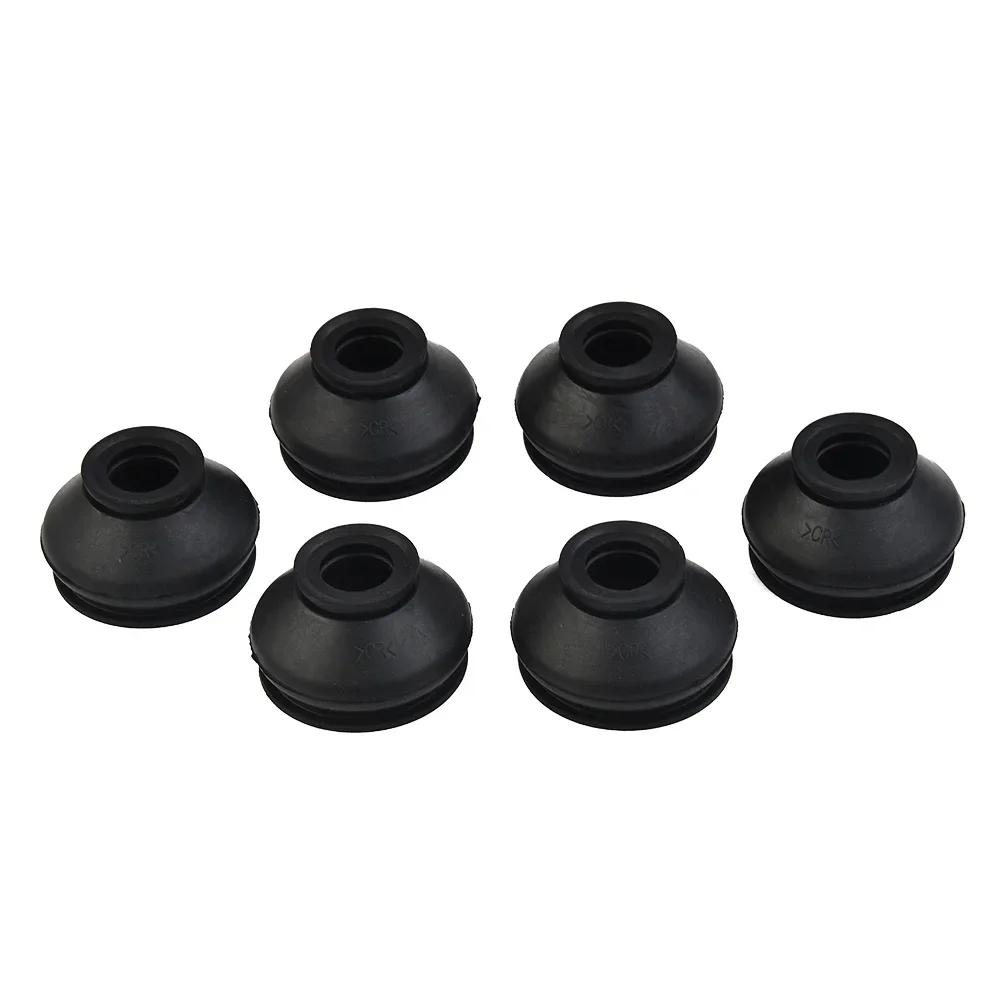 6Pcs Rubber Tie Rod End And Ball Joint Dust Boots Cover Upper Diameter 13mm Lower Diameter 30mm Height 23mm Ball Joint Boot