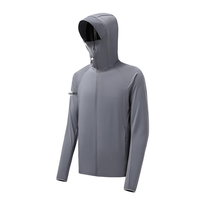 Hooded Ice Silk UV Protection Jacket for Men & Women - Summer Breathable, Lightweight, and Sun Protection Clothing for Outdoor Activities
