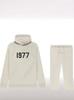 Men's 1977 Digital Print Hoodie & Joggers Two-Piece Set - Long Sleeve Autumn Winter Sportswear