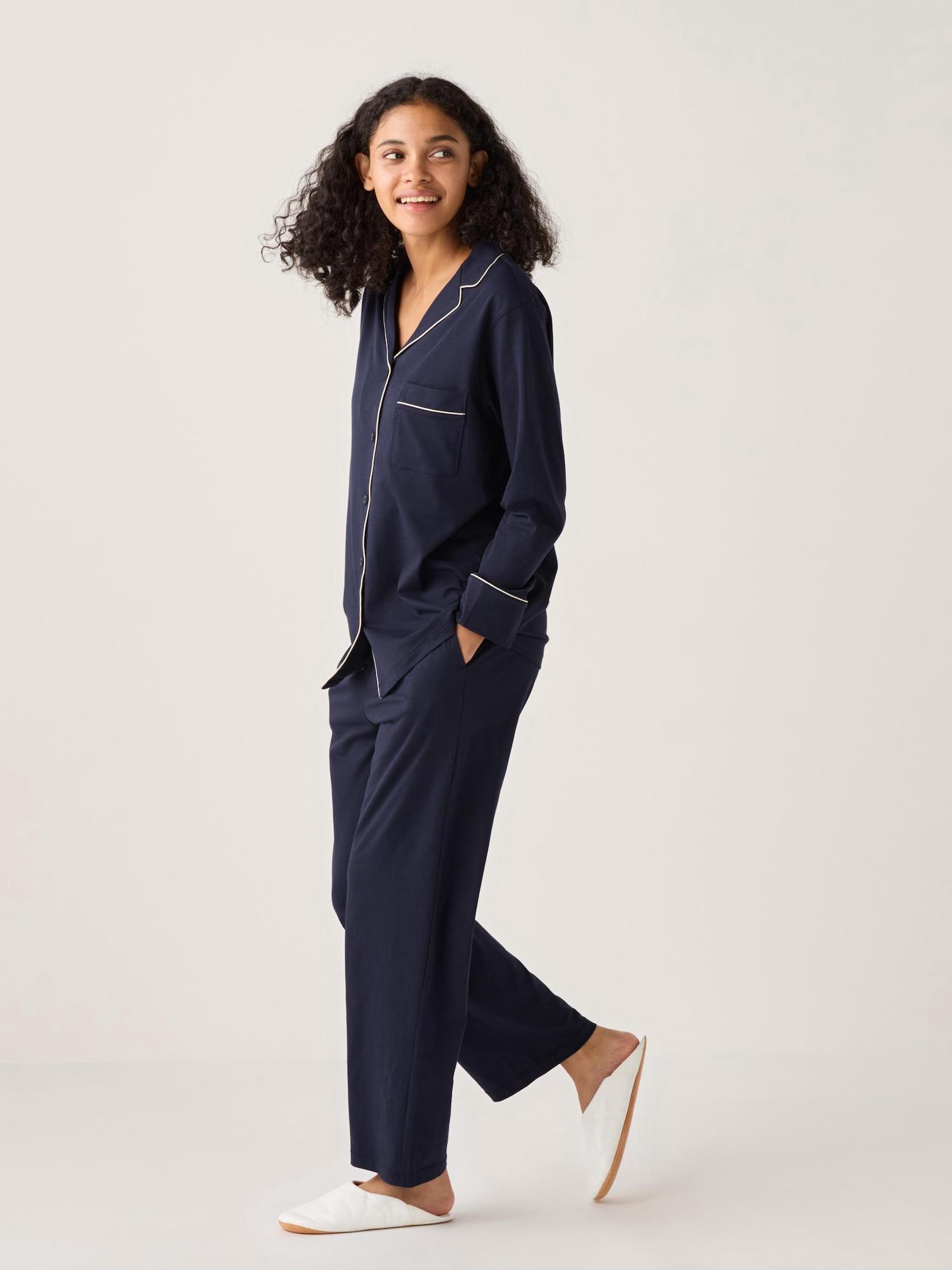 

Uniqlo Japan Air Rhythm Хлопковая пижама 69 NAVY/XXL