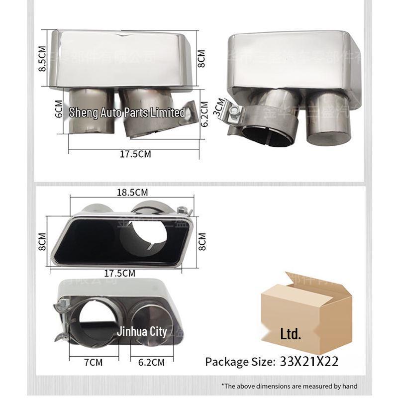 Premium Stainless Steel Exhaust Muffler for 2025 BMW 535GT F07